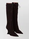 Paris Texas 105 Nina Lace-up Pointed Boots In Multi
