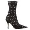 Paris Texas Ladies Black Diamond Holly Mama Ankle Boots In Black