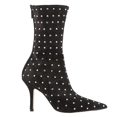 Paris Texas Ladies Black Diamond Holly Mama Ankle Boots