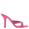 Paris Texas Ladies Pink Ruby Crystal-embellished Kate Mules