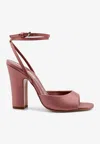 Paris Texas Lara 85 Satin Sandals In Pink