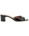 Paris Texas Lara Leather Mule In Black