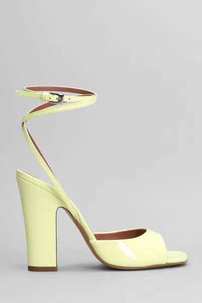 Paris Texas Lara Sandal 100 Sandals In Yellow Patent Leather