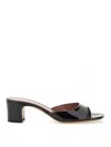 Paris Texas Lara Leather Mule In Black