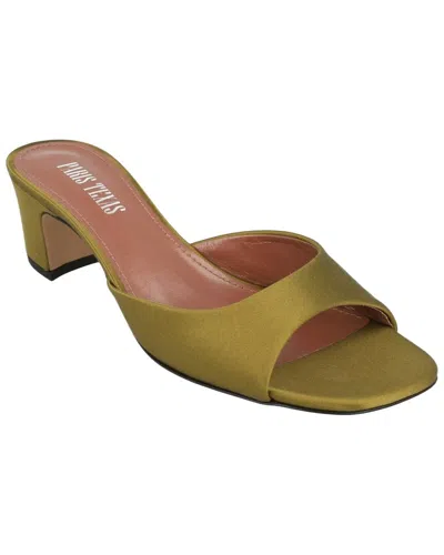 Paris Texas Lara Satin Mule In Green