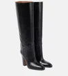 Paris Texas Lavinia 100 Leather Knee-high Boots In Black