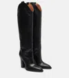 Paris Texas Lavinia 100 Leather Knee-high Boots In Black