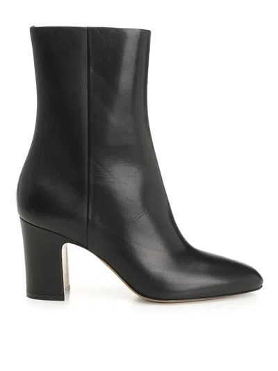 Paris Texas Lavinia 75 Leather Ankle Boots In Black