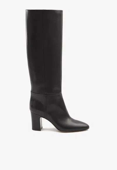 Paris Texas Lavinia 75 Leather Knee-high Boots In Black