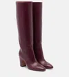 Paris Texas Lavinia Boot 75 High Heels Boots In Bordeaux Leather In Burgundy