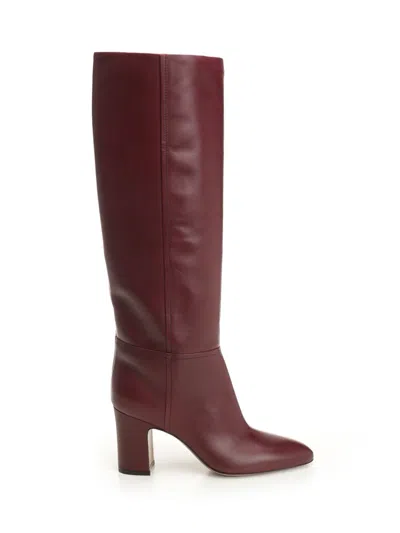 Paris Texas Lavinia Boot 75 Calf Leather Boots Bordeaux
