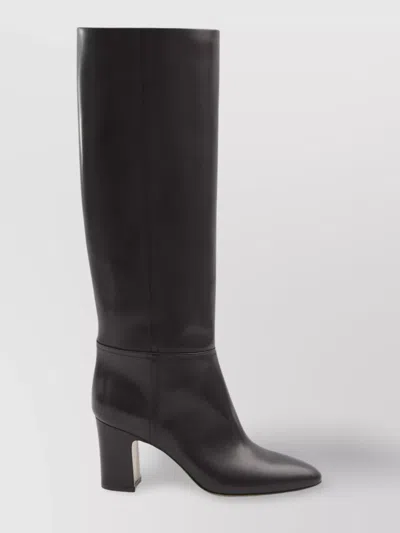 Paris Texas Lavinia Knee-high Leather Boots In Black
