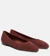 Paris Texas Lavinia Suede Ballet Flats