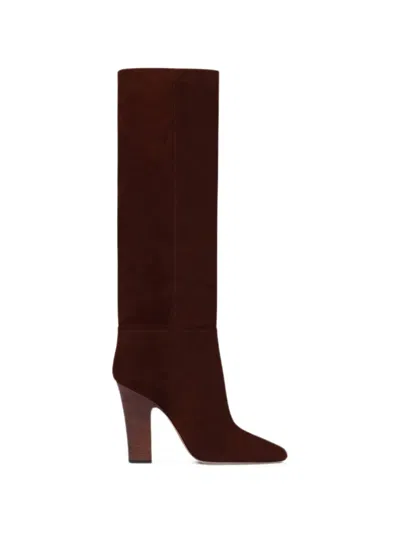 Paris Texas Lavinia Suede Knee-high Boots In Multi