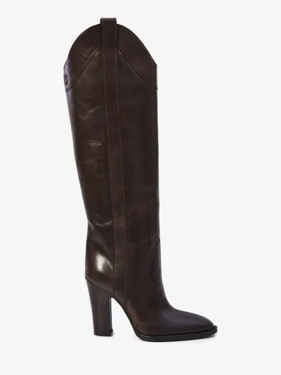 Paris Texas Lavinia Western Boots In Brown