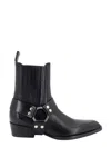 Paris Texas Helena Shiny Vintage Leather Ankle Boots