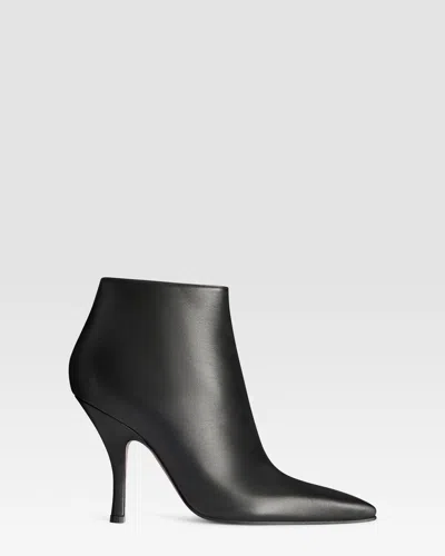 Paris Texas Leather Ankle Boot In Black