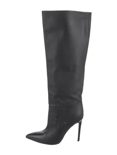 Pre-owned Paris Texas Leather Boots In Black