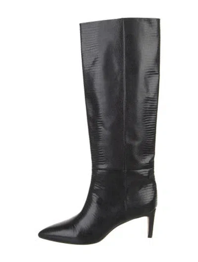 Pre-owned Paris Texas Leather Boots In Black