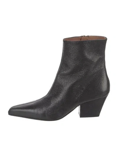 Pre-owned Paris Texas Leather Boots In Black