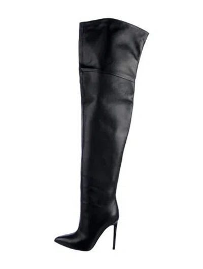 Pre-owned Paris Texas Leather Boots In Black
