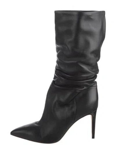 Pre-owned Paris Texas Leather Boots In Black