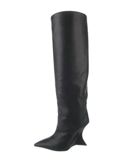 Pre-owned Paris Texas Leather Boots In Black