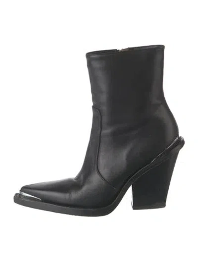 Pre-owned Paris Texas Leather Boots In Black