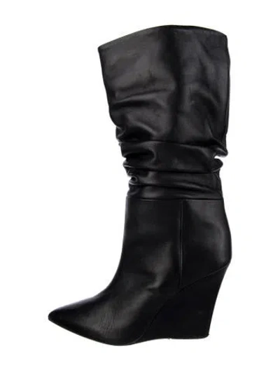 Pre-owned Paris Texas Leather Boots In Black