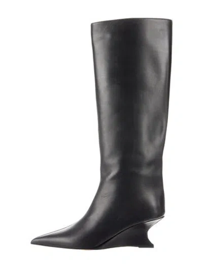 Pre-owned Paris Texas Leather Boots In Black