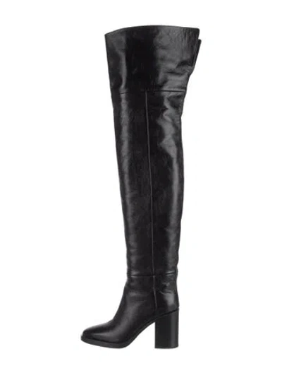 Pre-owned Paris Texas Leather Boots In Black
