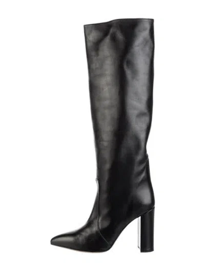 Pre-owned Paris Texas Leather Boots In Black