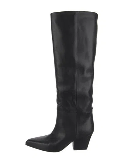 Pre-owned Paris Texas Leather Boots In Black