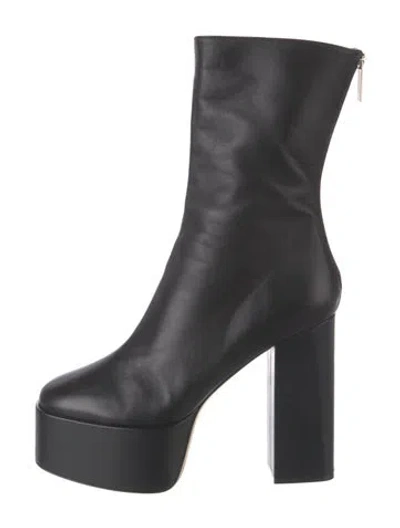 Pre-owned Paris Texas Leather Boots In Black