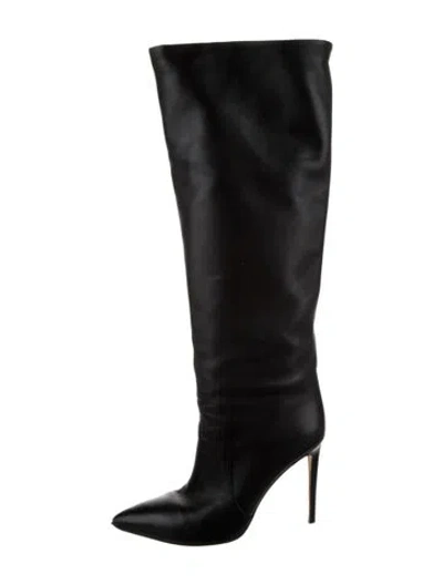 Pre-owned Paris Texas Leather Boots In Black