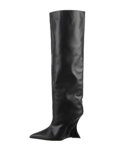 Pre-owned Paris Texas Leather Boots In Black
