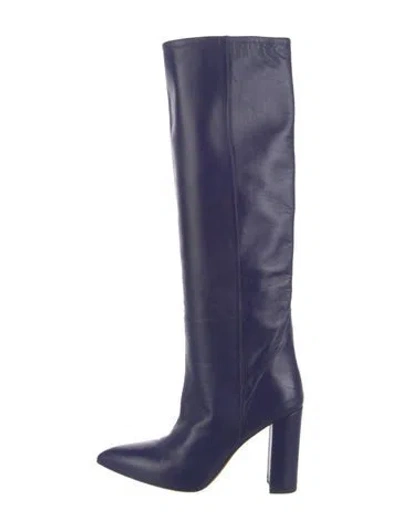 Pre-owned Paris Texas Leather Boots In Blue
