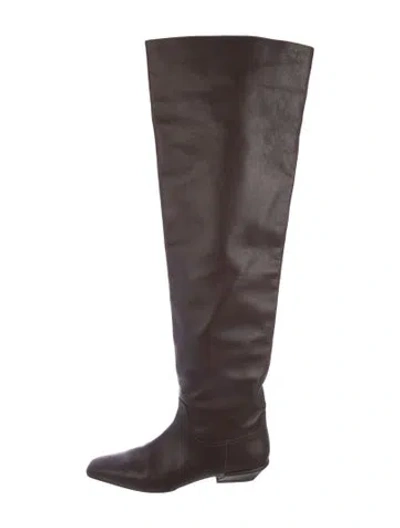 Pre-owned Paris Texas Leather Boots In Brown