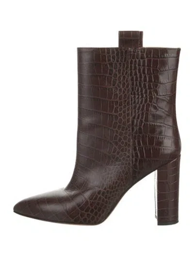 Pre-owned Paris Texas Leather Boots In Brown