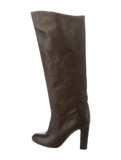 Pre-owned Paris Texas Leather Boots In Brown