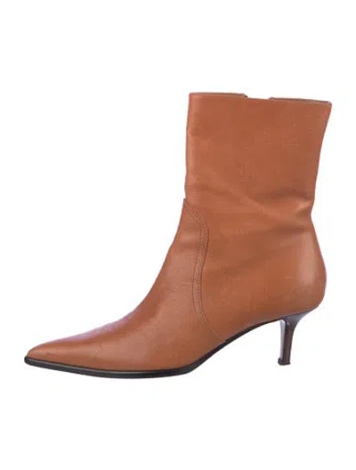 Pre-owned Paris Texas Leather Boots In Brown