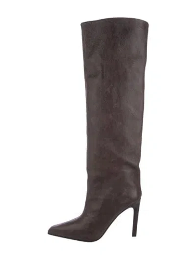 Pre-owned Paris Texas Leather Boots In Brown