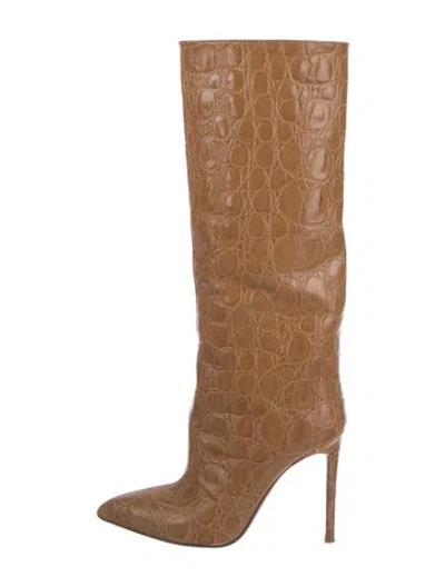 Pre-owned Paris Texas Leather Boots In Brown