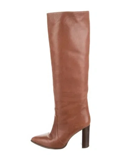 Pre-owned Paris Texas Leather Boots In Brown