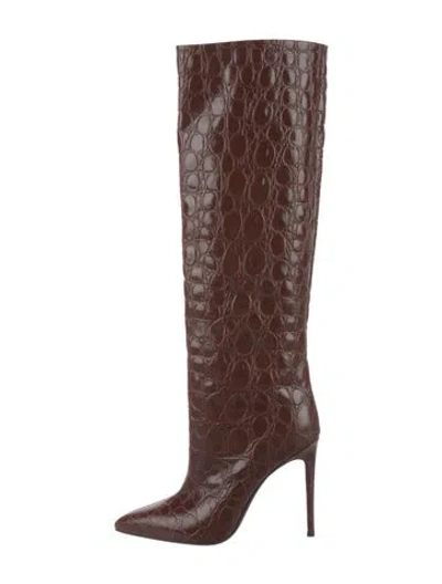 Pre-owned Paris Texas Leather Boots In Brown