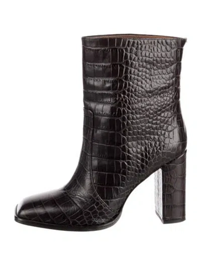 Pre-owned Paris Texas Leather Boots In Brown