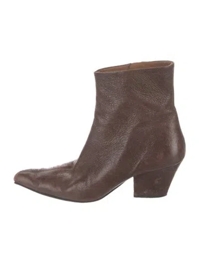 Pre-owned Paris Texas Leather Boots In Brown