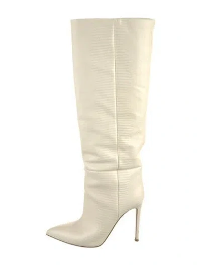Pre-owned Paris Texas Leather Boots In Neutral
