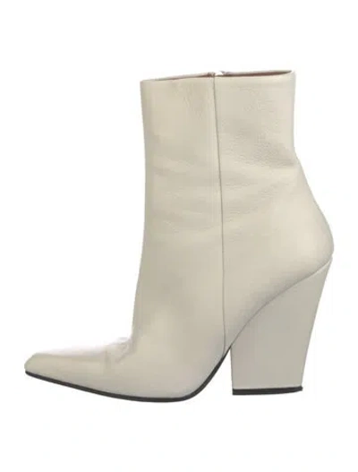 Pre-owned Paris Texas Leather Boots In Neutral