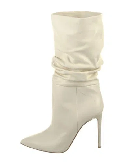 Pre-owned Paris Texas Leather Boots In Neutral
